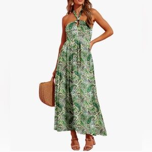 Dokotoo Summer Halter Dress